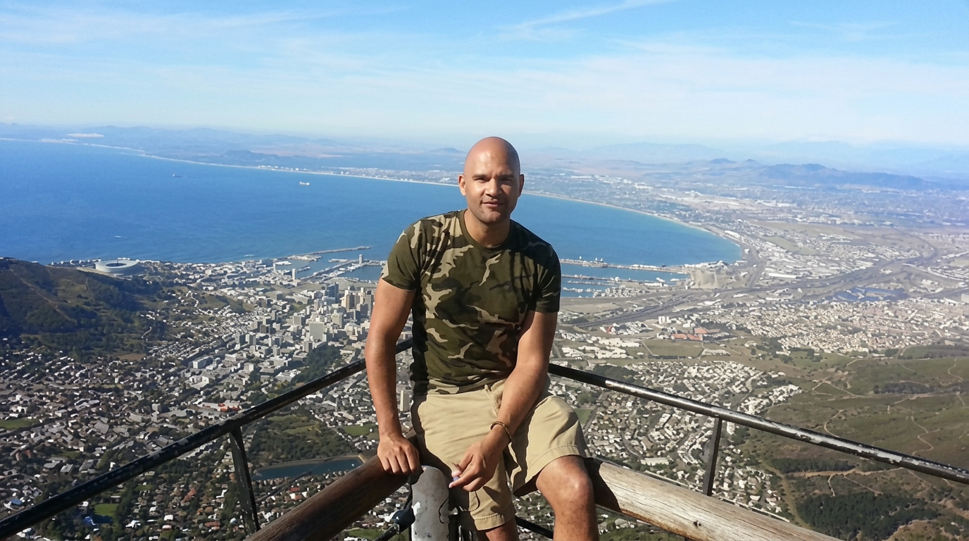 View from the top of Table Mountain, Cape Town